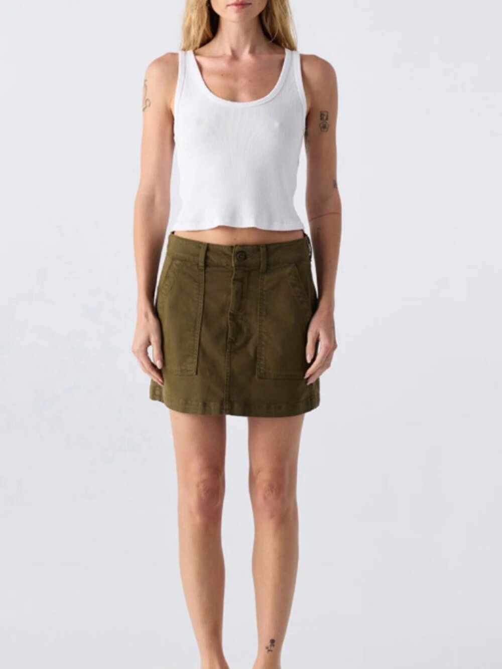 NEW AMO Easy Slouch Skirt